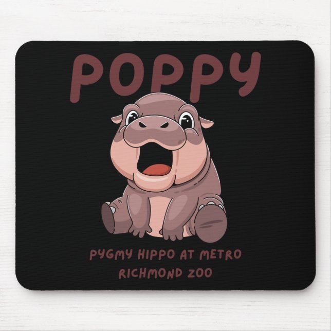 Ppy New Baby Pygmy Hip At Metro Richmond Zoo Virgi Mouse Pad (Front)