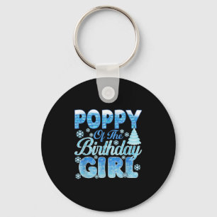 Ppy Of The Birthday Girl Snowflakes Themed Matchin Key Ring
