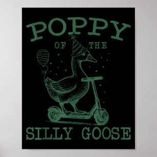 Ppy Of The Silly Goose First Birthday Family Match Poster