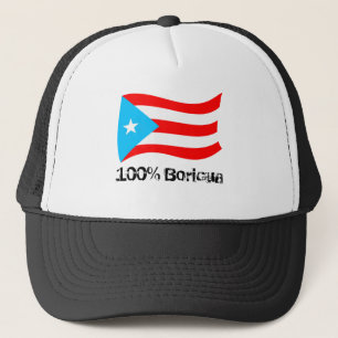 PR 100% Boricua Hat