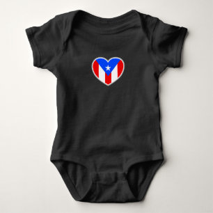PR Heart Baby Bodysuit