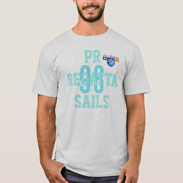 PR Regatta Sails Number 98 T-Shirt (Front)