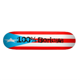 PR skateboard, 100% Boricua Skateboard