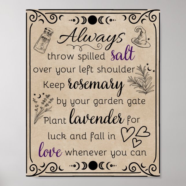 Practical Magic Witchy Sign (Front)