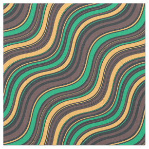 Practical marble pattern l Green and yellow Fabric