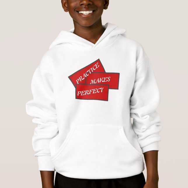 Practice makes perfect - boys t-shirt (Front)