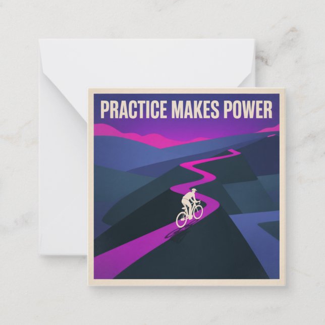 Practice Makes Power Card (Front)
