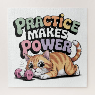 Practice Makes Power Jigsaw Puzzle