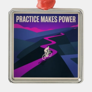 Practice Makes Power Metal Tree Decoration