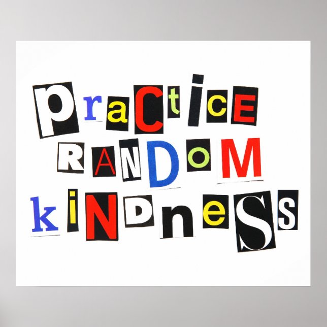 Practice Random Kindness Poster (Front)