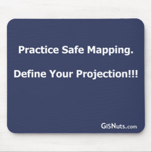 Practice Safe Mapping Mousepad