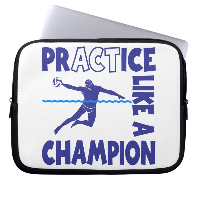 PRACTICE, WATERPOLO LAPTOP SLEEVE (Front)