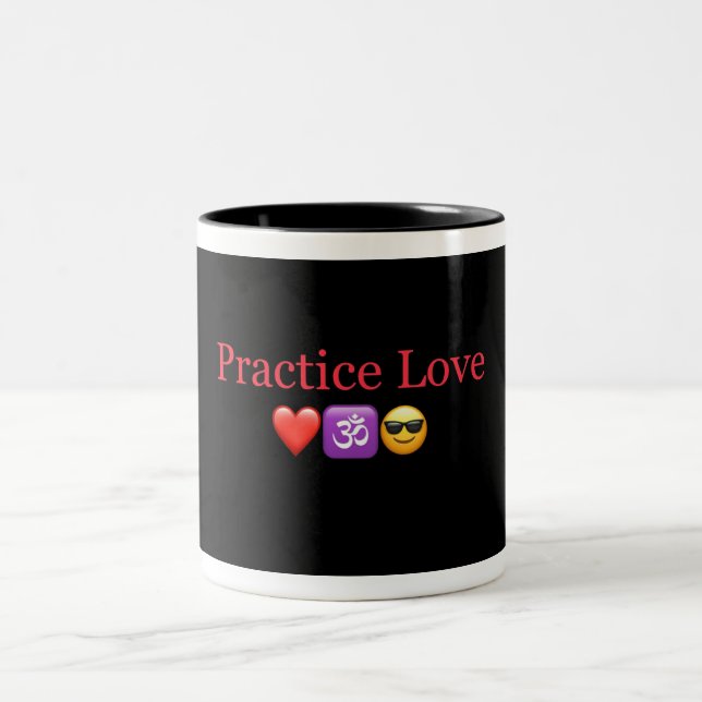 PracticeLove Coffee mug designed by David Flynn (Center)