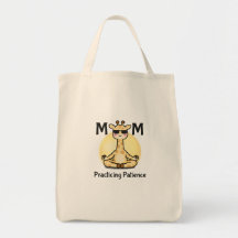 Practicing Patience | Funny Zen Giraffe Mum