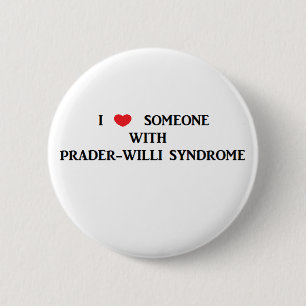 Prader-Willi Syndrome 6 Cm Round Badge
