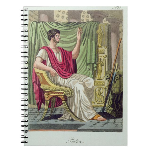 Praetor, No. 38 from 'Antique Rome', engraved by L Notebook (Front)