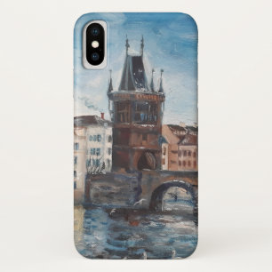 Prag - charles bridge painting Case-Mate iPhone case