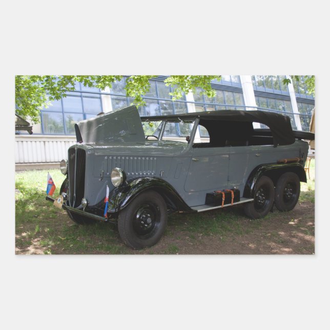 Praga AV Rectangular Sticker (Front)