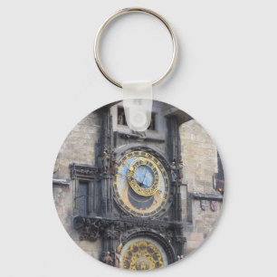 Prague Astronomical Clock In The Old Town Square Key Ring