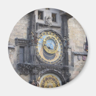Prague Astronomical Clock In The Old Town Square Magnet