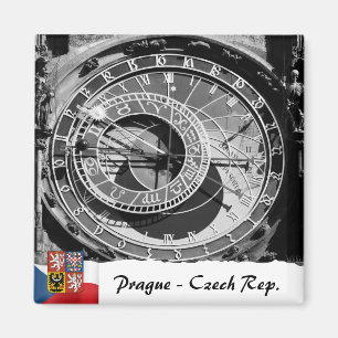Prague, Astronomical Clock, Old Town Square Magnet