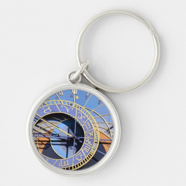 Prague - Astronomical Clock - Orloj (Praha) Key Ring (Front)