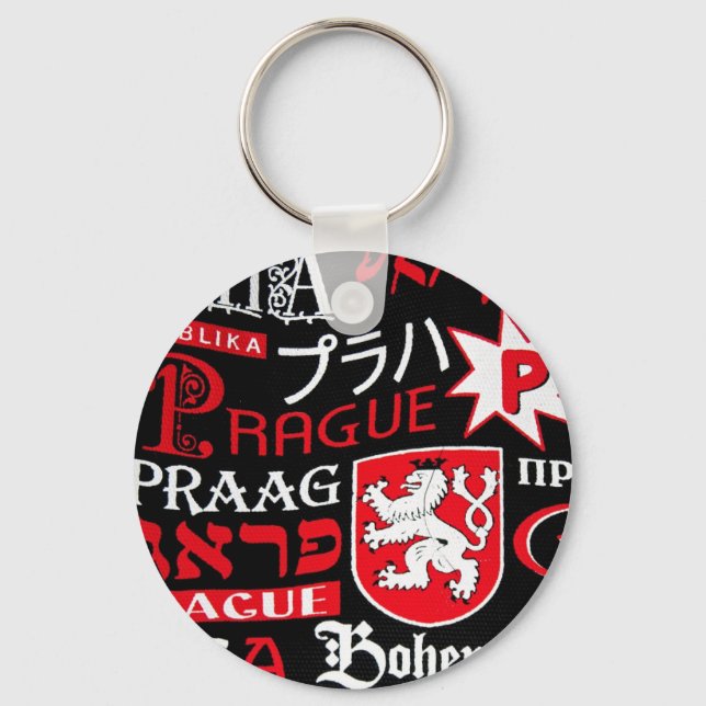 Prague Bohemia Key Ring (Front)