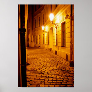 Prague by Lamplight Poster