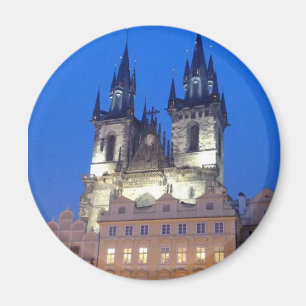 Prague by night magnet