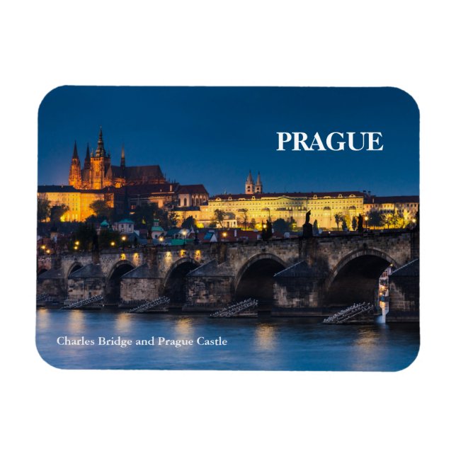 Prague Castle Magnet (Horizontal)