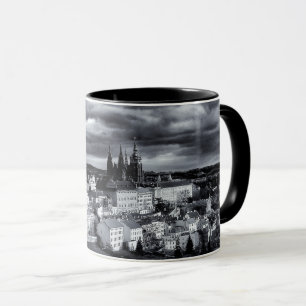 Prague Castle Panorama, Czechia Art (Hradcany) Mug