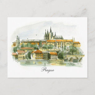 Prague Castle post card