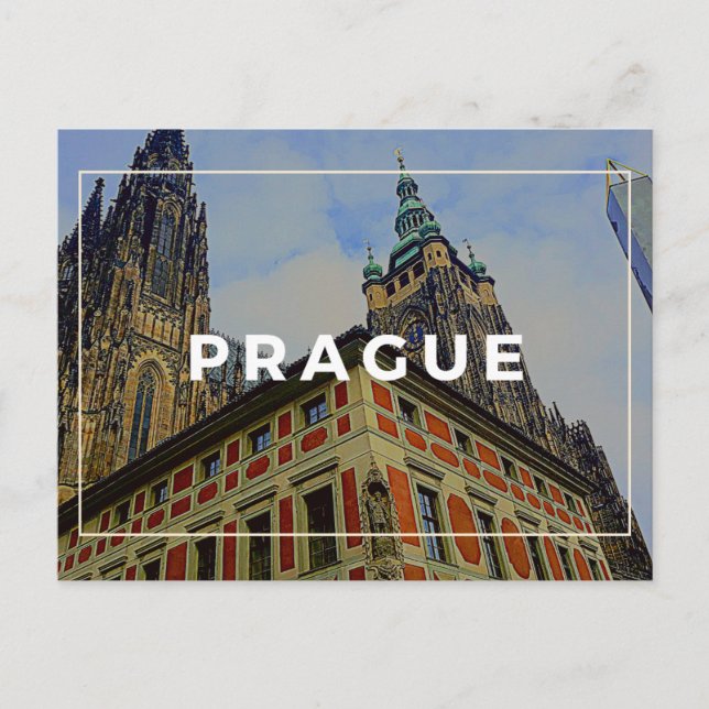 Prague Cathedral Postcard (Front)