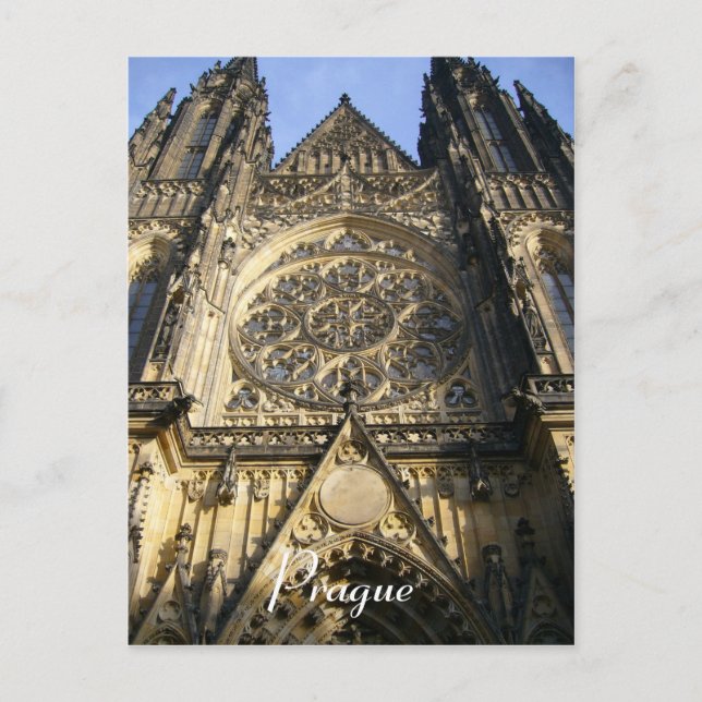 prague cathedral postcard (Front)