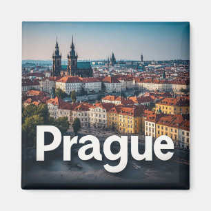 Prague City Travel Memory Magnet