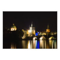 Prague Cityscape at Night