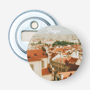 Prague Cityscape Souvenir Bottle Opener