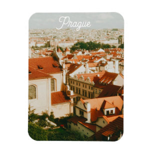 Prague Cityscape Souvenir Magnet