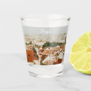 Prague Cityscape Souvenir Shot Glass