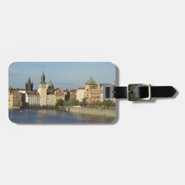 Prague Customised Luggage Tag (Front Horizontal)