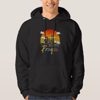 Prague Czech Republic Europe Czechoslovakia Touris Hoodie
