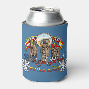 Prague Czech Republic Family Beer Can Cooler
