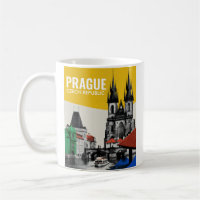 Prague Czech Republic Old Town Skyline Collage