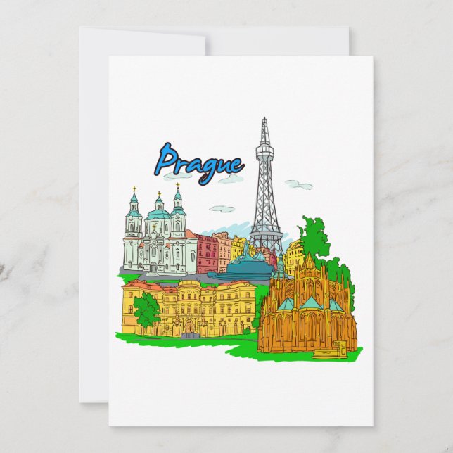 Prague - Czech Republic.png Invitation (Front)