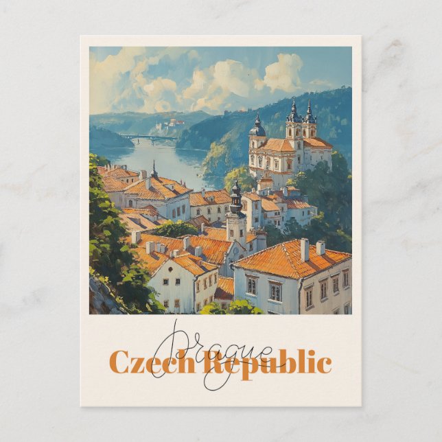 Prague, Czech Republic Postcard (Front)