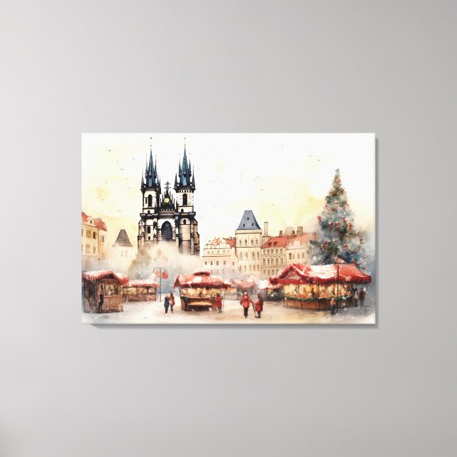 Prague, Czech Republic - Stretched Canvas Print (Front)