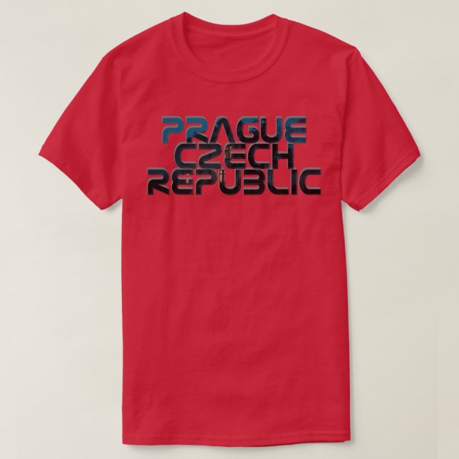 Prague Czech Republic T-Shirt (Design Front)