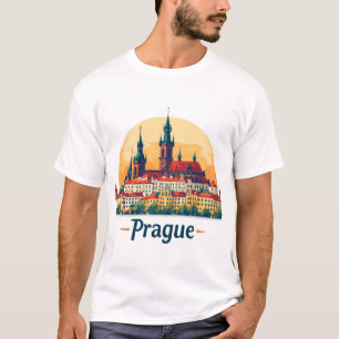 Prague Czech Republic Travel Memory T-Shirt