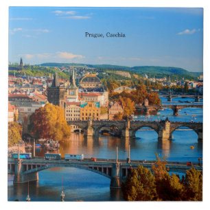 Prague Czechia Bridges Tile