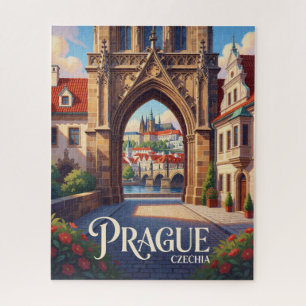Prague Czechia Historic Gothic Architecture Jigsaw Puzzle